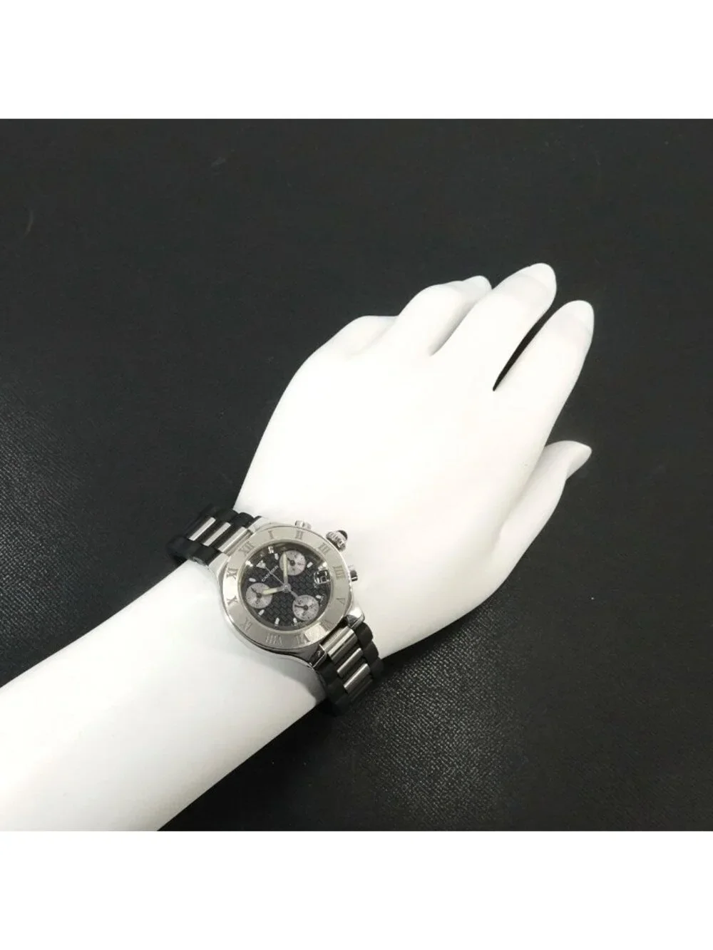 Cartier Must 21 Chronoscaph SM Vantian Chronograph Vintage Date Quartz Watch